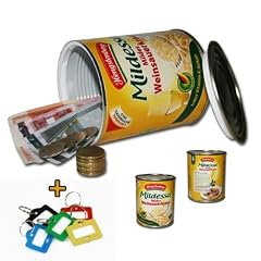 Dosensafe Dosentresor Geldversteck im Original-Design einer Mildessa Sauerkraut Dose inkl. 5 x HMF Schl�sselanh�nger