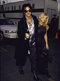 Motley Crue Member Nikki Sixx and Wife, Actress Donna D'Errico Premium Photographic Poster Print by Mirek Towski, 30x40