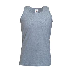 Fruit of the Loom Plain athletic sleeveless vest