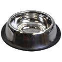 Non-Skid Stainless Steel Food/Water Bowl - 3/4 Quart