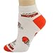 Cleveland Browns Ladies White 6-11 Team Logo Ankle Socks