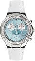 Women's Diva Chronograph Diamond White Alligator
