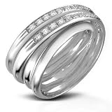 Forzieri 18K White Gold Diamond Band