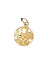CleverEves 14K Gold Charm Sand Dollar 0.8 - Gram(s)