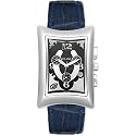 Elini Men's Nazar Blue Leather Chronograph Watch #BK774HRSBL