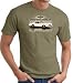 Chevy Chevrolet MONTE CARLO Classic Car Automotive Adult T-shirt - Army Green