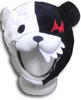 PiratePlushStore Danganronpa's Strange Monokuma Beanie Cap Furry Plush Cosplay Hat T2