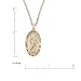 14k Gold Filled Oval Saint Christopher Pendant, 20" image 3