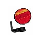 Sunlite Round Rear (Red) Bicycle Reflector with Bracket