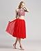 Bridesmay Women Tea Length Tulle Skirt Evening Gown Prom Formal Skirt