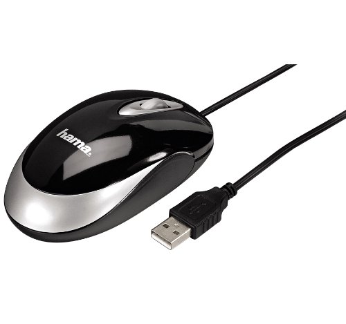 Hama M310 optische Maus schnurgebunden schwarz-silber Preisvergleich