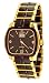 Oniss #ON605-LG4 Women's Sappir Burgandy Ceramic Watch with Gold Trim