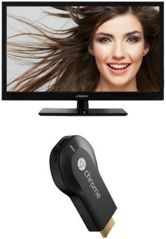 Google Chromecast Streaming Media Player with oCOSMO 32-Inch LED HDTV