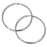 SilberDream Creole Simply 925 Sterling Silber 60mm Creolen Ohrringe SDO072 Creole