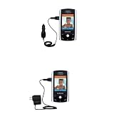 Essential Kit for the Samsung SGH-D807 - includes Car and Wall Charger with Rapid Charge Technology - Gomadic Brand w/ TipExchange Technology
