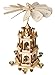 Christmas Decoration Pyramid 18 Inches Nativity Play 3 Tier Carousel with 6 Candle Holders - Brubaker Design From Germany
