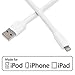 Aduro - Apple Certified / MFi - USB to Lightning Extra Long FLAT Charge & Sync Cable fits all Apple Devices with Lightning Connector - iPhone 5 / 5S / 5C / 6 / 6 Plus, iPad 4, iPad Mini, iPad Air, New iPod Touch and Nano (10 Feet / 3 Me