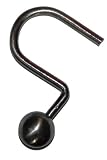 Ball Type Metal Shower Hook Nickel