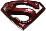  : Men's RED SUPERMAN RETURNS Punk Rock Metal Belt Buckle