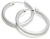 Boucles doreilles créoles fantaisie - 8.53.3459 - Femme - Argent 3.8 Gr