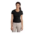 Port Authority Signature - Ladies Fine-Gauge Short Sleeve Scoop Neck Sweater.