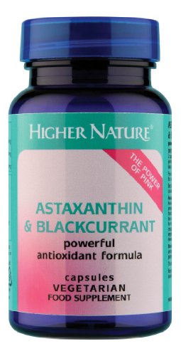 Higher Nature Astaxanthine and Blackcurrant Capsules Pack of 90