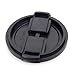 Neewer 52mm Black Plastic Lens Cap for Nikon D3200 D3100 D3000 D5200 D5100 D5000 D90 D80 D60 D40 DSLR Camera with 18-55mm or 55-200mm Lens