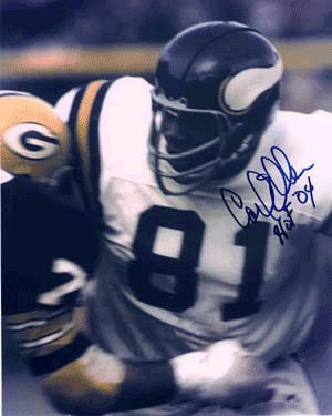 Carl Eller signed Minnesota Vikings HOF04 8x10 Photo