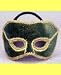 Venetian Green Velvet 1/2 Mask