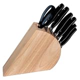 BergHOFF 8-Piece Forged Knife Block Set, Black