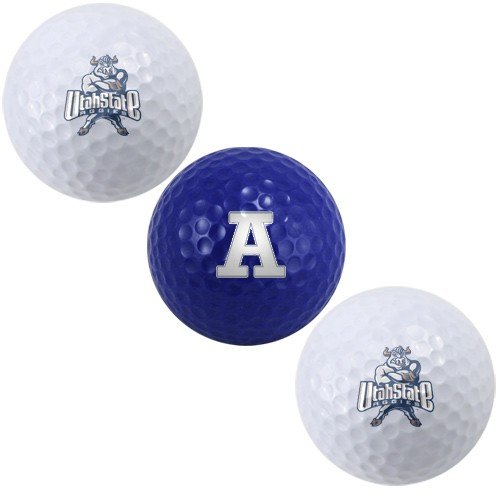 Utah State Aggies Three Pack Of Golf Balls