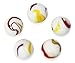 OnlineScienceMall 1/2-Inch Chicken Marble 14mm Players - Pack of 5 w/Stands