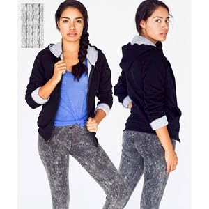 American Apparel Unisex California Fleece Thermal-Lined London Hood