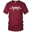 Tribal Heart (Pink) Fine Jersey T-Shirt