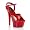 red patent/red