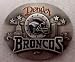 DENVER BRONCOS (LIMITED EDITION) NFL LICENSED FOOTBALL BUCKLE