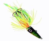 Braid Sea Fox Jig w/Assist Hooks 4.25oz Glow Dorado