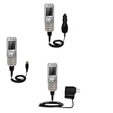 Deluxe Kit for the Motorola A732 includes a USB cable with Car and Wall Charger - Gomadic Brand w/ TipExchange Technology