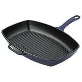 French Home Blue Rectangular Grill Pan