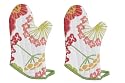 Now Designs Basic Oven Mitts, Savannah, Set of 2