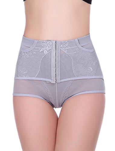 Shymay Women's Shapewear Brief High Waist Firm Control Shaping Thong Panties