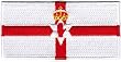 Northern Ireland Flag Embroidered Patch Irish Iron-On National Emblem