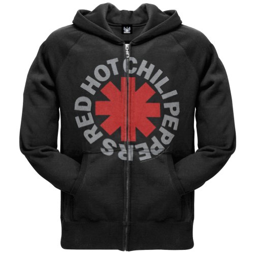 Authentic RED HOT CHILI PEPPERS Asterisk Logo Zipup Hoodie S M L XL XXL NEW