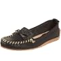 FRYE Women's Alex Camp Loafer,Black,5.5 M US