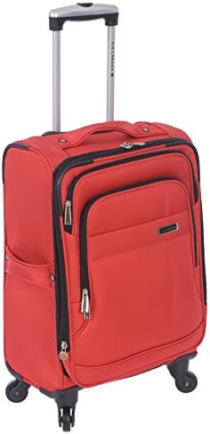Air Canada 20" Travel Carry On Luggage with Spinner Wheels Red