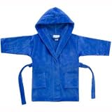 Velour Terry Hooded Cover-Up - Cobalt - Teen 12-14 Years
