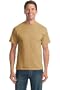 50/50 Cotton/Poly Tee Shirt, Color: Desert Sand, Size: XX-Large