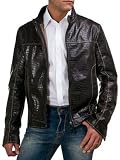 Herren Lederjacke Motorradjacke