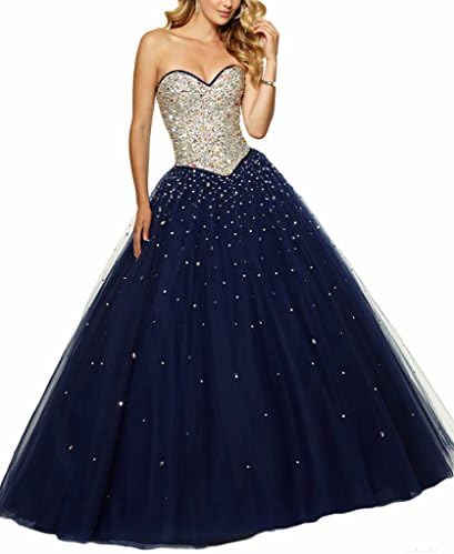 Juhabridal Sweetheart Ball Gown Lace Up Quinceanera Dresses Prom Dress Gowns JHB017