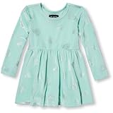 THE CHILDREN'S PLACE(ザ・チルドレンズプレイス) スパークルハートプリントベルベットスケータードレス ワンピース 12～18ヶ月【並行輸入】